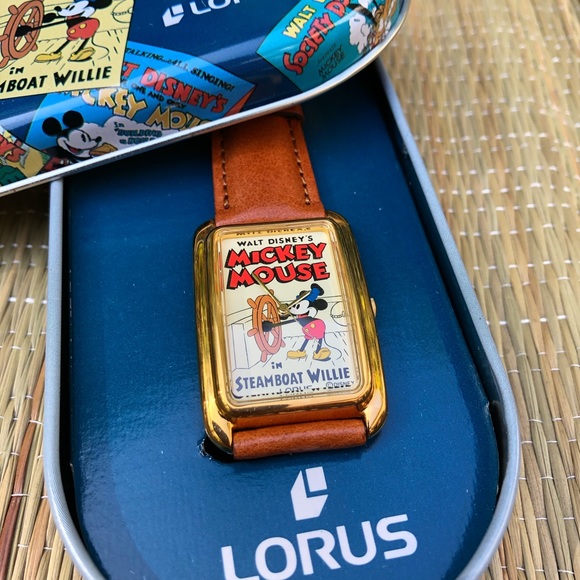 Vtg Steamboat Willie Disney Watch by Lorus - Picture 1 of 5